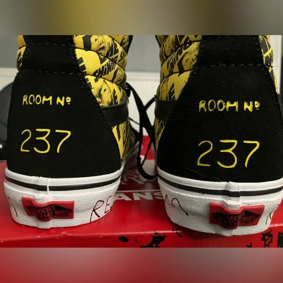 RARE Shoes Vans x House of Terror The Shining Sk8-Hi Horror Movie Sneakers NEW - Picture 5 of 16